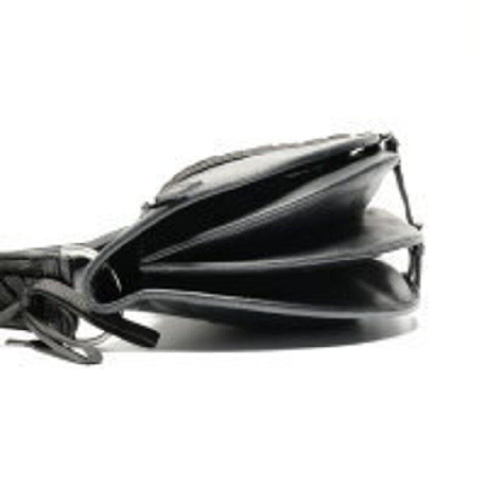 Christian Dior Admit It Corset Leather Hobo Shoulder Bag Black - Picture 4 of 13
